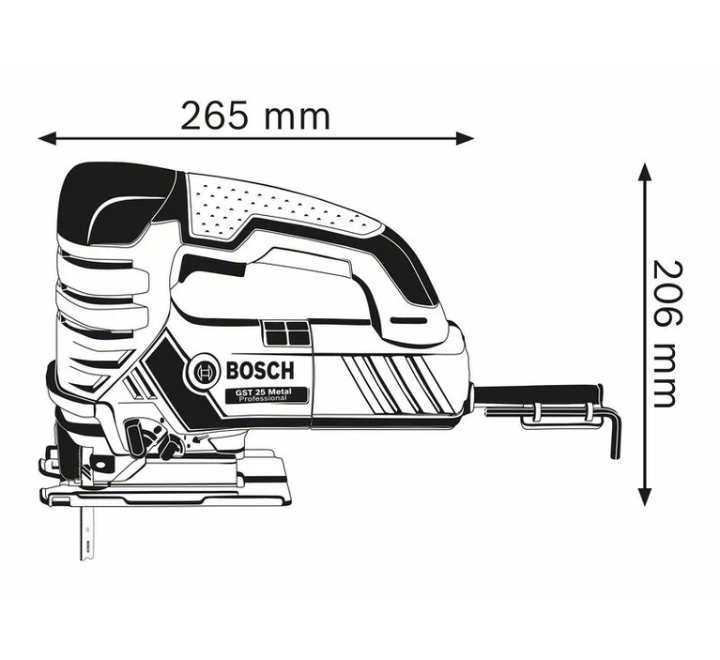 BOSCH GST 25 M Jigsaw, Saws, BOSCH - ICT.com.mm