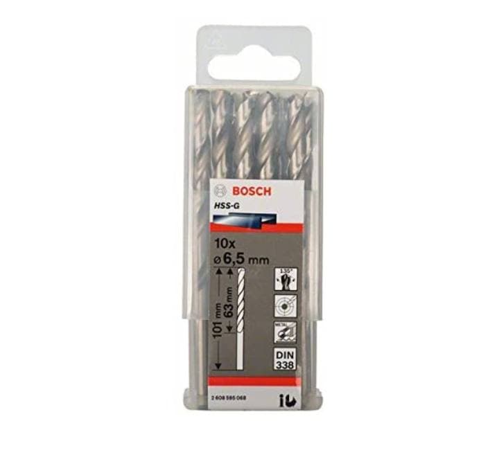 BOSCH Metal Drill Bits HSS-G (6.5mm), Tool Accessories, BOSCH - ICT.com.mm