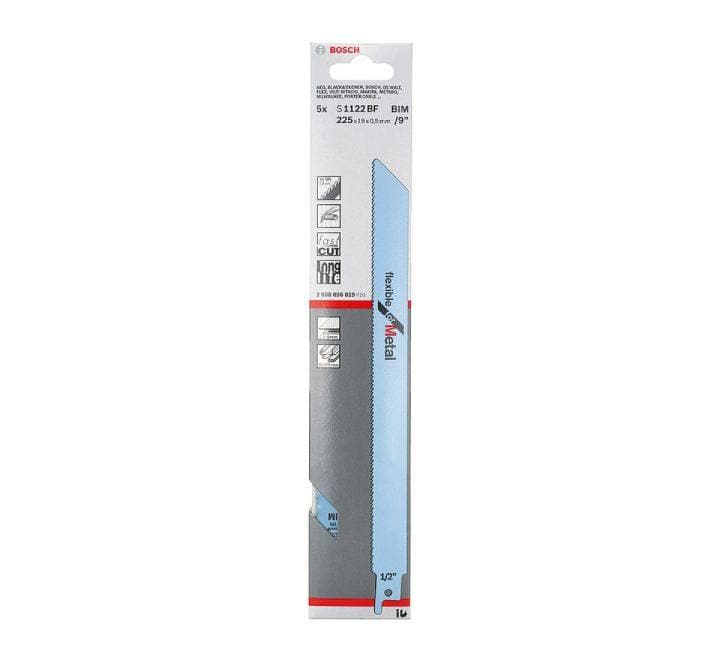 BOSCH S 1122 BF Sabresaw Blade (9'' Metal), Tool Accessories, BOSCH - ICT.com.mm