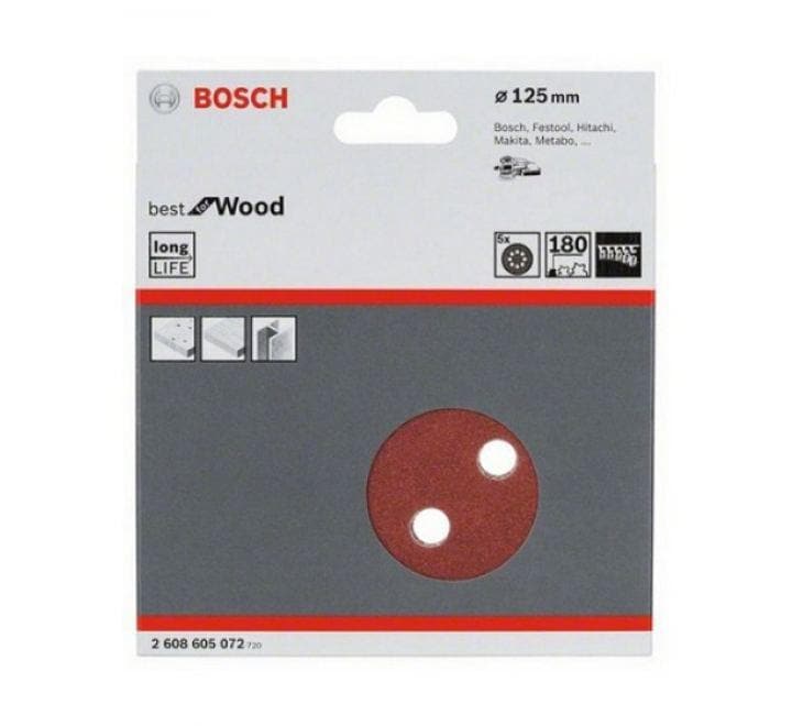 BOSCH Sanding Paper G180 For GEX 125, Tool Accessories, BOSCH - ICT.com.mm