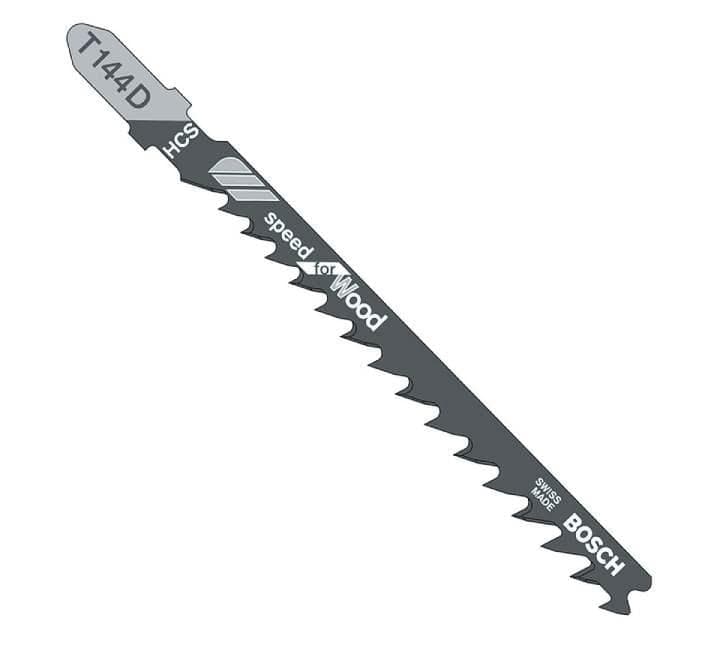 BOSCH T144D Jigsaw Blade (Speed for Wood), Tool Accessories, BOSCH - ICT.com.mm