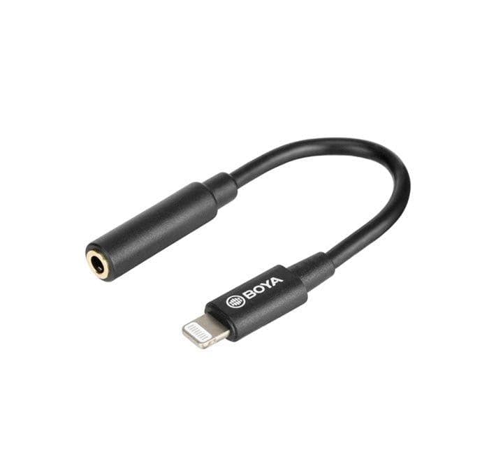 BOYA 3.5mm TRRS to Lightning Audio Adapter for IOS (BY-K3), Lightning Cables, BOYA - ICT.com.mm