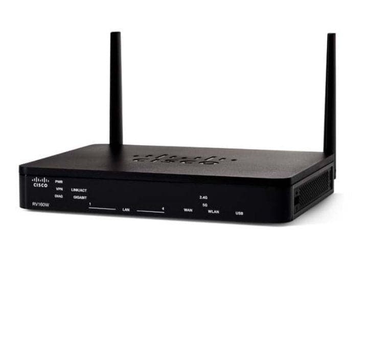 Cisco RV160W-E-K9-G5 Wireless-AC VPN Router, Wireless Routers, Cisco - ICT.com.mm