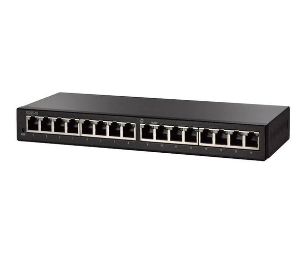 Cisco SG95-16-AS 16-Port Gigabit Switch, Unmanaged Switches, Cisco - ICT.com.mm