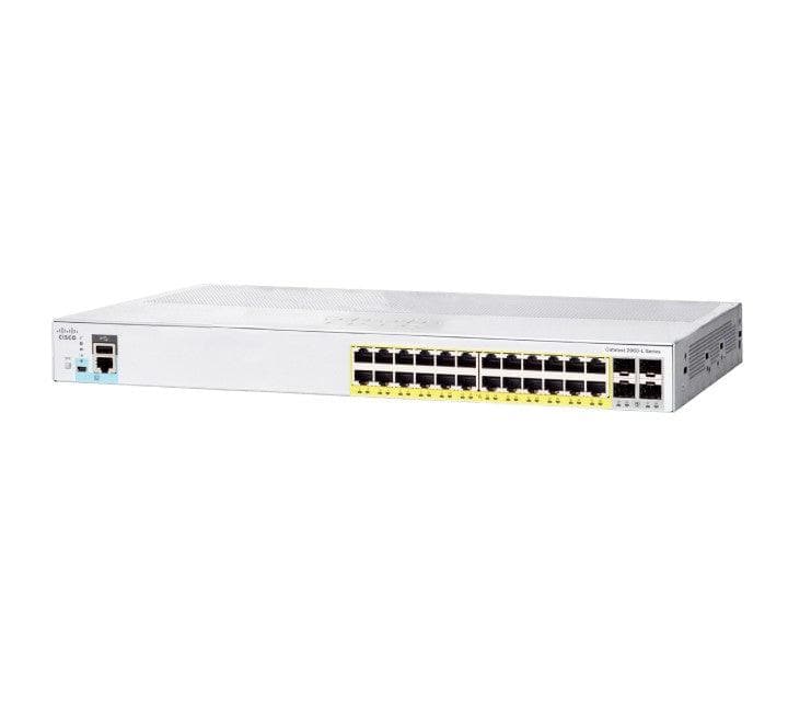 Cisco WS-C2960L-24PS-AP Catalyst 2960L 24-Port GE with PoE 4 x 1G SFP, LL Asia Pac, POE Switches, Cisco - ICT.com.mm