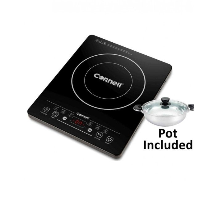 Cornell CIC-220A Induction Cooker With Stainless Steel Pot, Gas & Electric Cookers, Cornell - ICT.com.mm