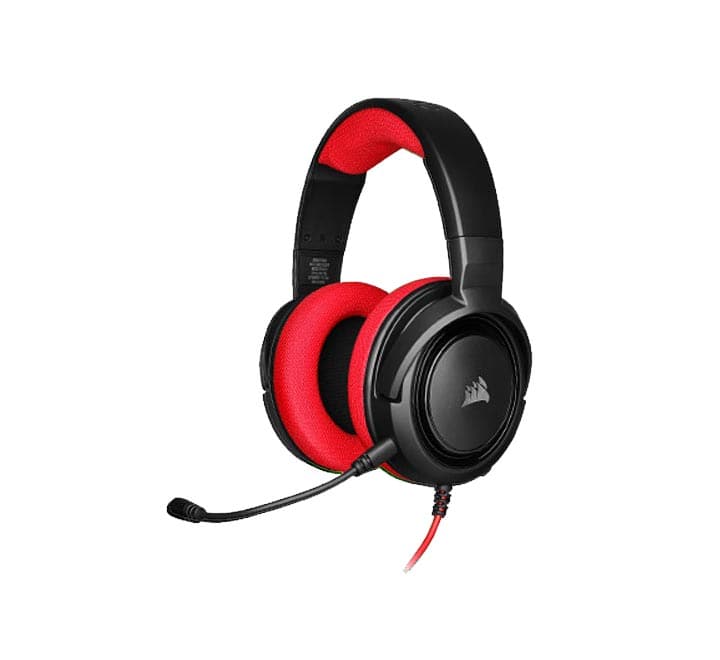 Corsair HS35 Stereo Gaming Headset (Red), Gaming Headsets, Corsair - ICT.com.mm