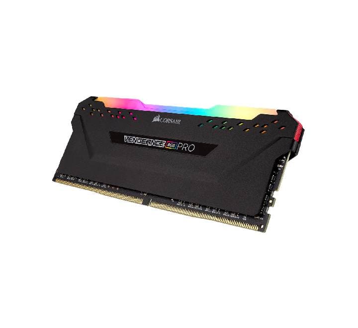 Corsair VENGEANCE RGB PRO 16GB (2 x 8GB) DDR4 DRAM 4000MHz C19 Memory Kit Black, Desktop Memory, Corsair - ICT.com.mm