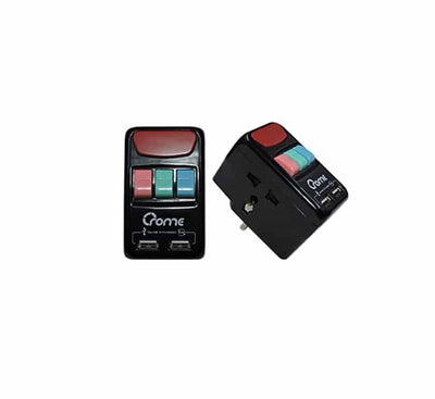 Crome 2USB Multi Adapter (CS-P3U), Adapters, Crome - ICT.com.mm