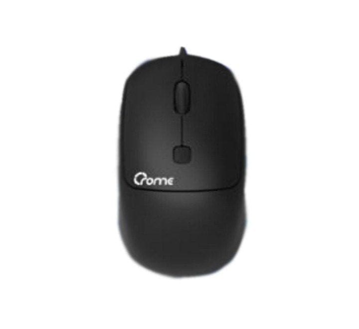 Crome CM-320U USB Optical Mouse (Black), Mice, Crome - ICT.com.mm