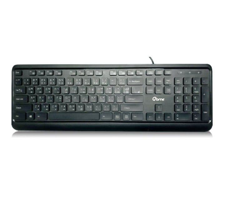 Crome Multi Media Keyboard CK-190U (Black), Home & Office Keyboards, Crome - ICT.com.mm