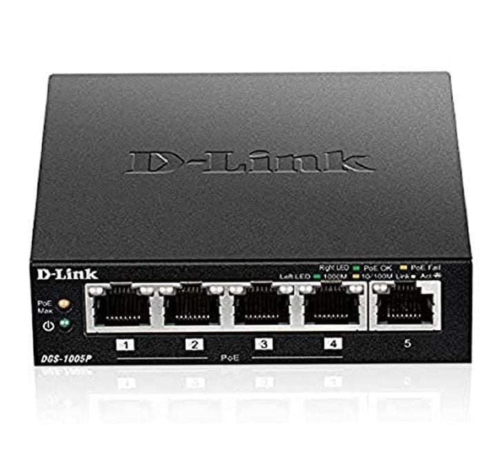 D-Link DGS-105GL 5-port Unmanaged Gigabit Switch, Unmanaged Switches, D-Link - ICT.com.mm