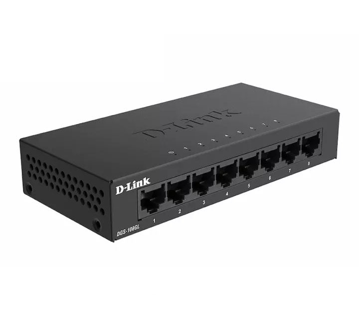 D-Link DGS-108GL 8-port Unmanaged Gigabit Switch, Unmanaged Switches, D-Link - ICT.com.mm