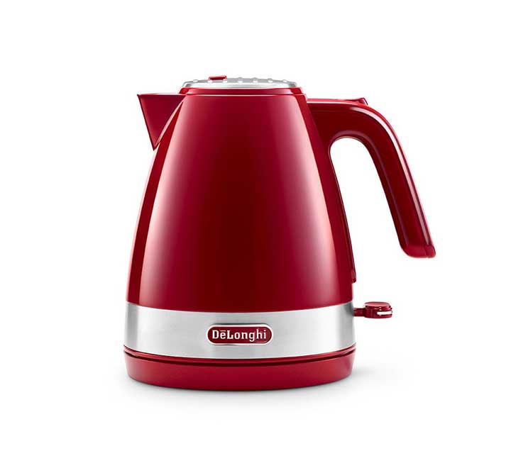 De'longhi Active Line KBLA 2000.R Kettle (Red), Electric Kettles, De'longhi - ICT.com.mm