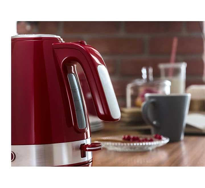 De'longhi Active Line KBLA 2000.R Kettle (Red), Electric Kettles, De'longhi - ICT.com.mm