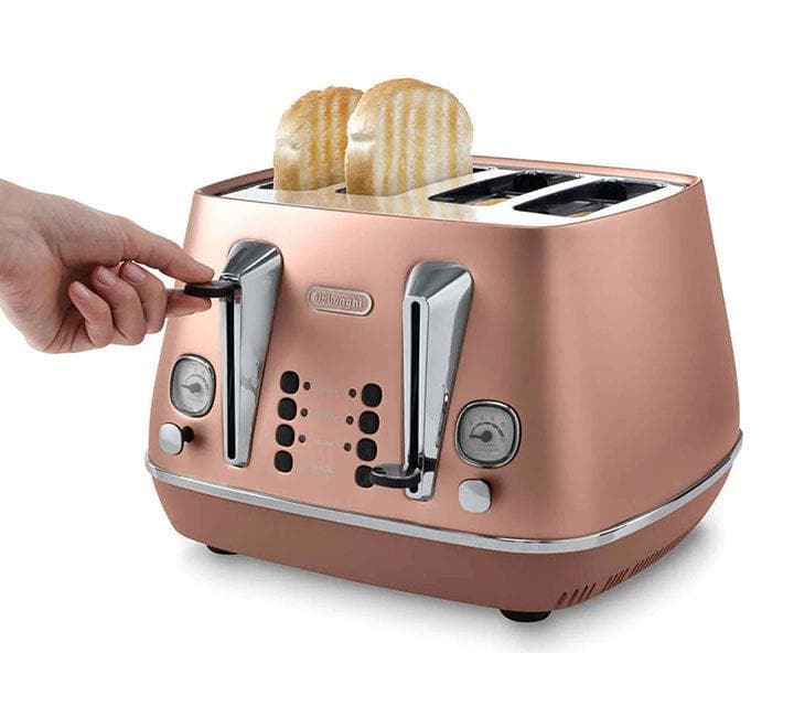 De'longhi CTI 4003.CP 4 Slice Toaster, Toasters, De'longhi - ICT.com.mm