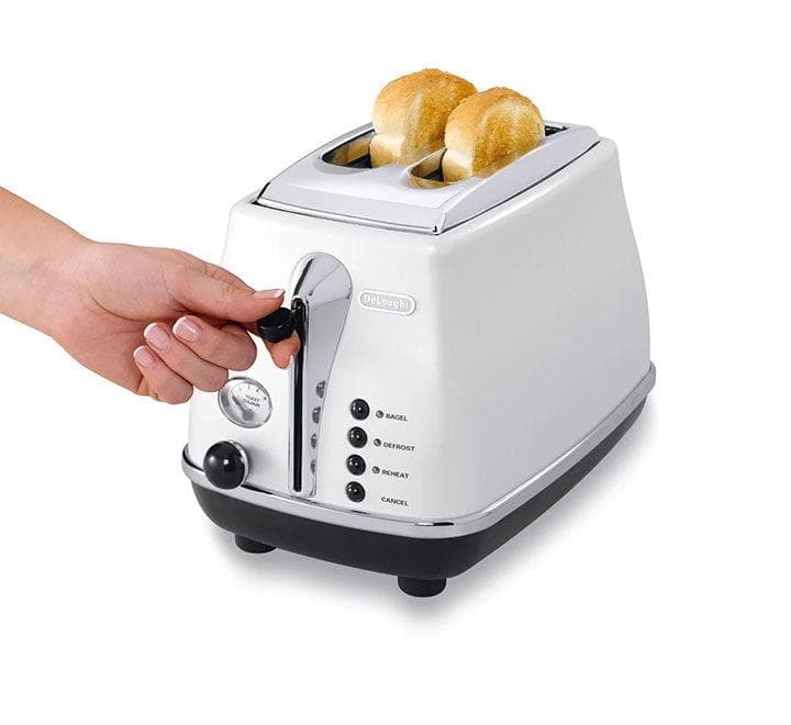 De'longhi CTO 2003.W 2 Slice Toaster, Toasters, De'longhi - ICT.com.mm