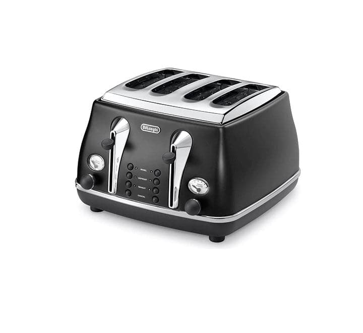 De'longhi CTO 4003.BK 4 Slice Toaster, Toasters, De'longhi - ICT.com.mm