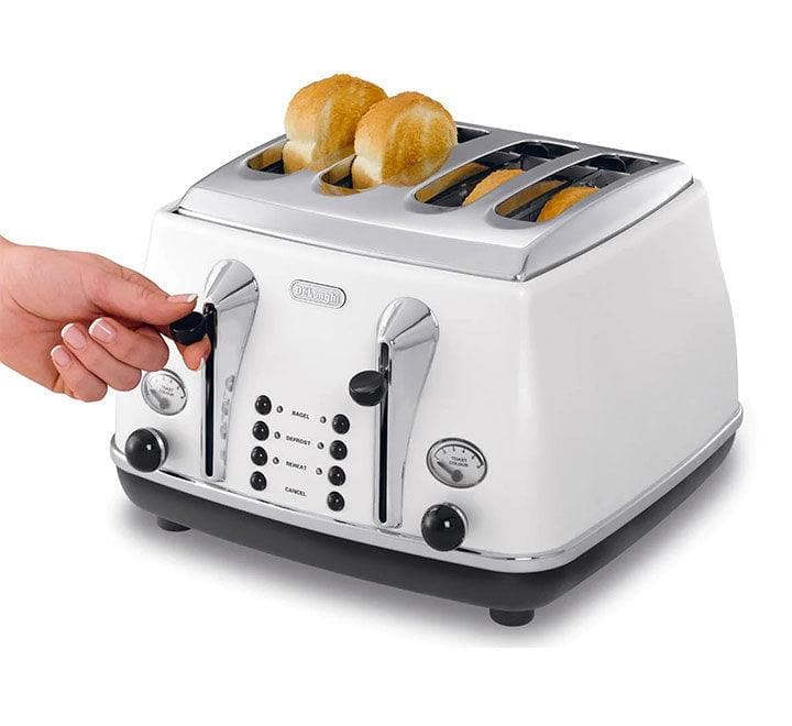 De'longhi CTO 4003.W 4 Slice Toaster, Toasters, De'longhi - ICT.com.mm