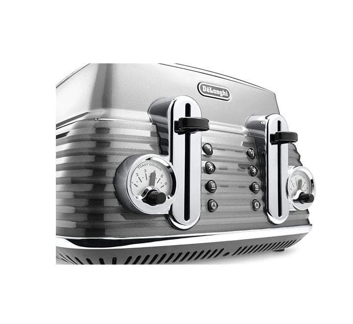 De'longhi CTZ 4003.GY 4 Slice Toaster, Toasters, De'longhi - ICT.com.mm