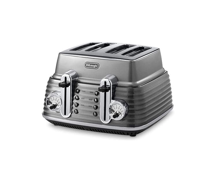 De'longhi CTZ 4003.GY 4 Slice Toaster, Toasters, De'longhi - ICT.com.mm