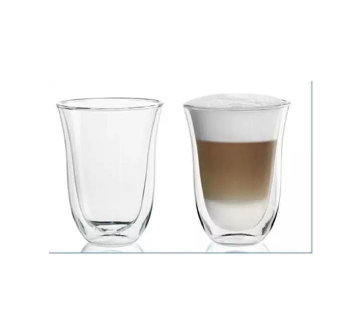 De'longhi Double Wall Glass Latte Macchiato (220ML), Glassware, De'longhi - ICT.com.mm