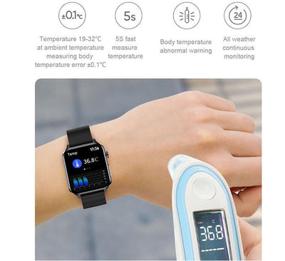 E86 Smartwatch (Brown Leather), Smart Watches, Unbranded - ICT.com.mm