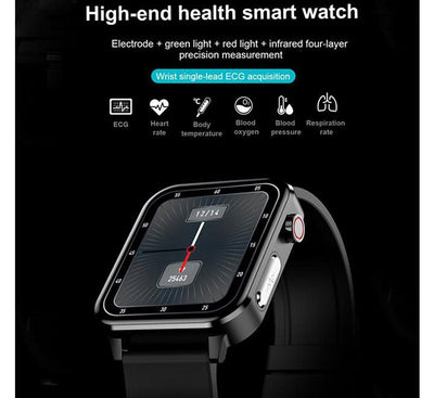 E86 Smartwatch (Brown Leather), Smart Watches, Unbranded - ICT.com.mm