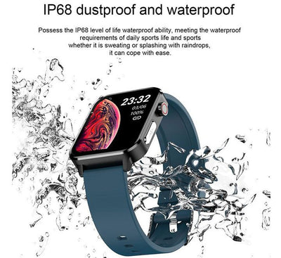 E86 Smartwatch (Brown Leather), Smart Watches, Unbranded - ICT.com.mm