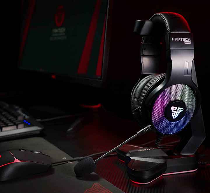 Fantech FUSION HG22 Virtual 7.1 Surround Sound Gaming Headset (Black), Gaming Headsets, Fantech - ICT.com.mm