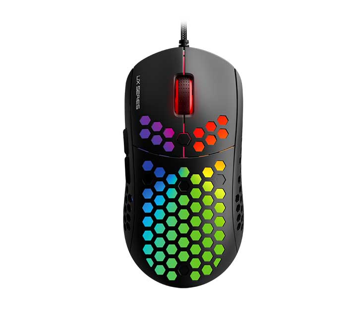 Fantech HIVE UX2 Ultimate Macro RGB Gaming Mouse (Black), Gaming Mice, Fantech - ICT.com.mm