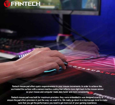 FANTECH VIGIL MP292 Gaming Mouse Pad (Black) - ICT.com.mm