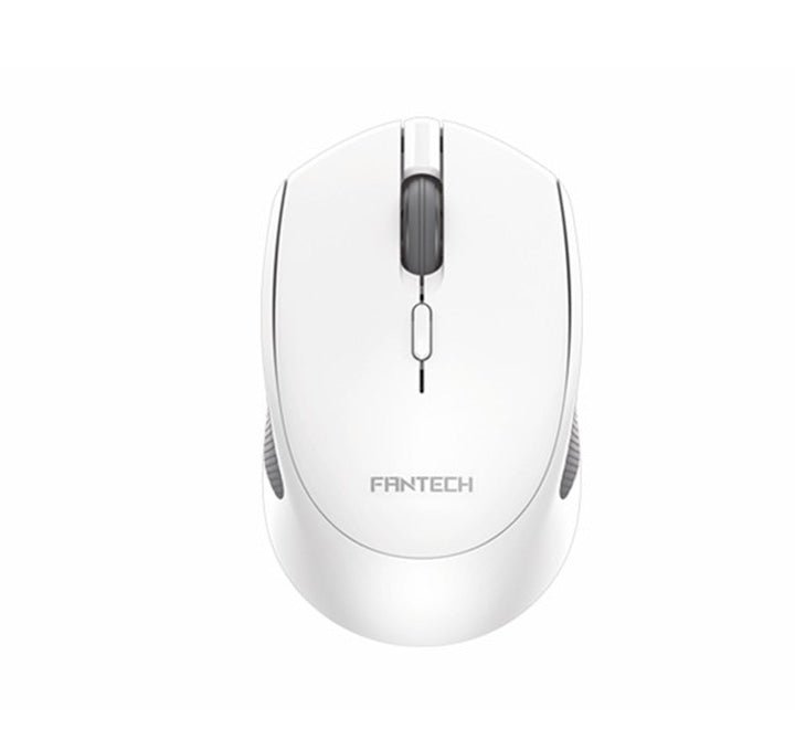 Fantech W190 Silent Switch Ambidextrous Office Wireless Mouse (White), Home & Office Mice, Fantech - ICT.com.mm