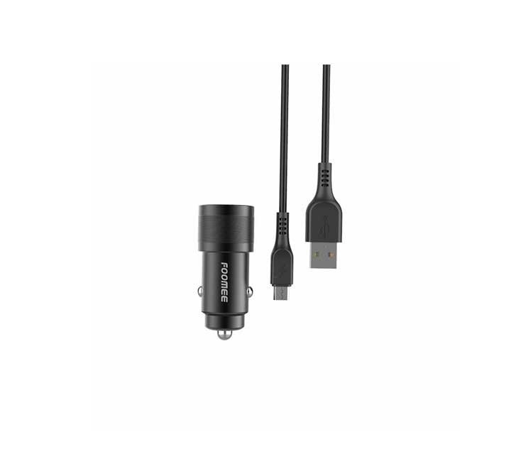 Foomee BA13 Car Charger (Black), Mobile Adapters & Charging Cables, Foomee - ICT.com.mm