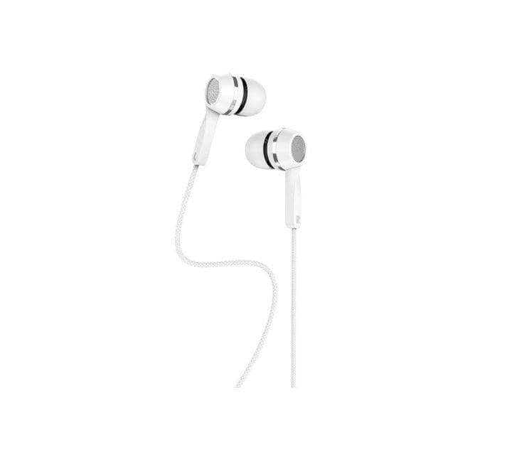 Foomee QA41 Wired Earphone (White), In-ear Headphones, Foomee - ICT.com.mm