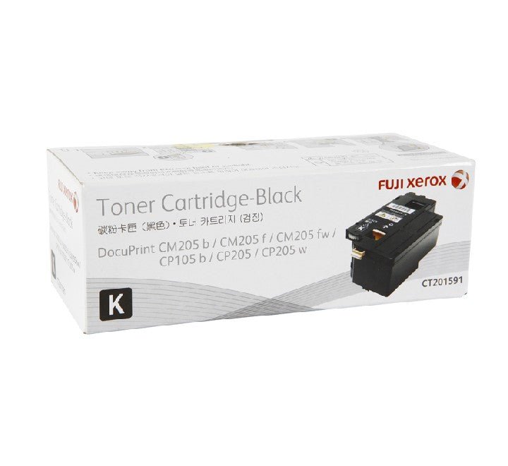 Fuji Xerox CT20.1591 DP CP105b/205/CM205b Black Toner Cartridge (2K), Toner Cartridges, FUJI xerox - ICT.com.mm