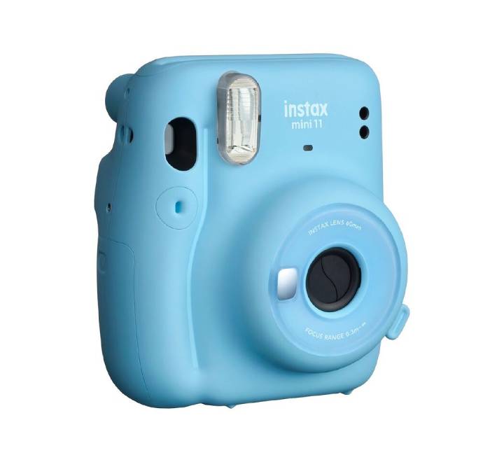 Fujiflim Instax Mini 11 Instant Film Camera (Sky Blue), Mini Cameras & Accessories, Fujifilm - ICT.com.mm