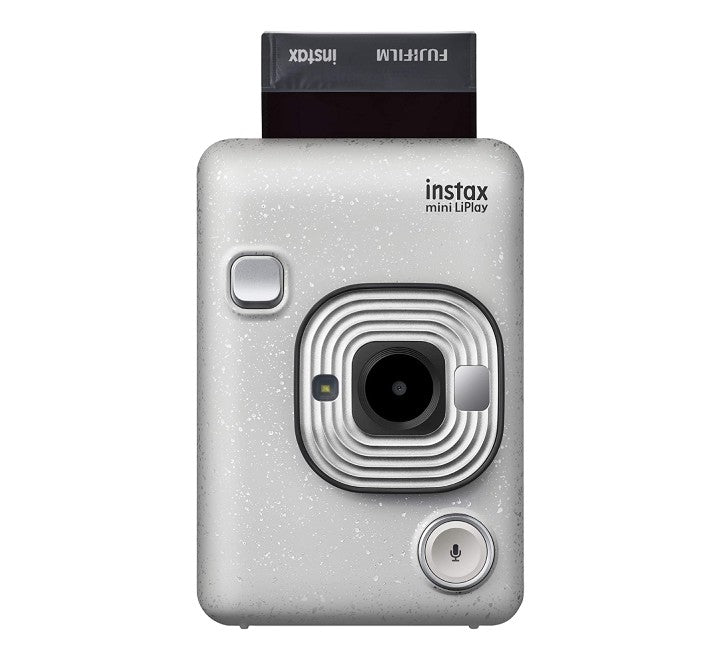 Fujiflim Instax Mini LiPlay Digital Camera (Stone White), Mini Cameras & Accessories, Fujifilm - ICT.com.mm