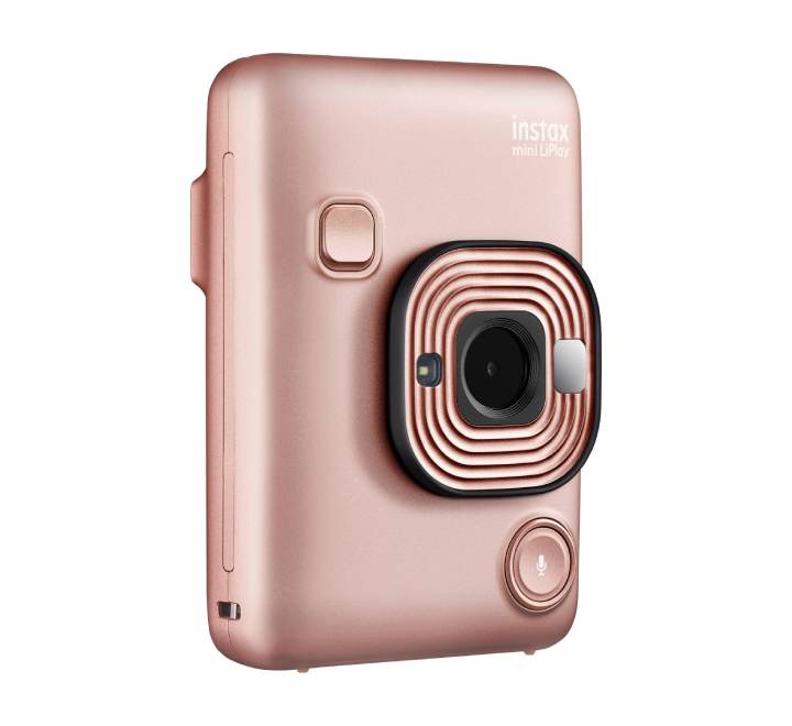 Fujiflim Instax Mini LiPlay Instant Camera (Blush Gold), Mini Cameras & Accessories, Fujifilm - ICT.com.mm