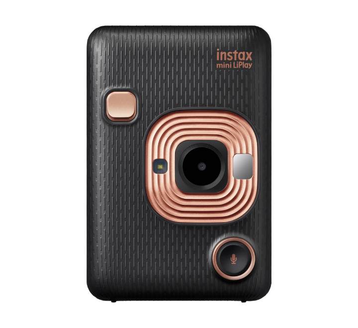 Fujiflim Instax Mini LiPlay Instant Camera (Elegant Black), Mini Cameras & Accessories, Fujifilm - ICT.com.mm