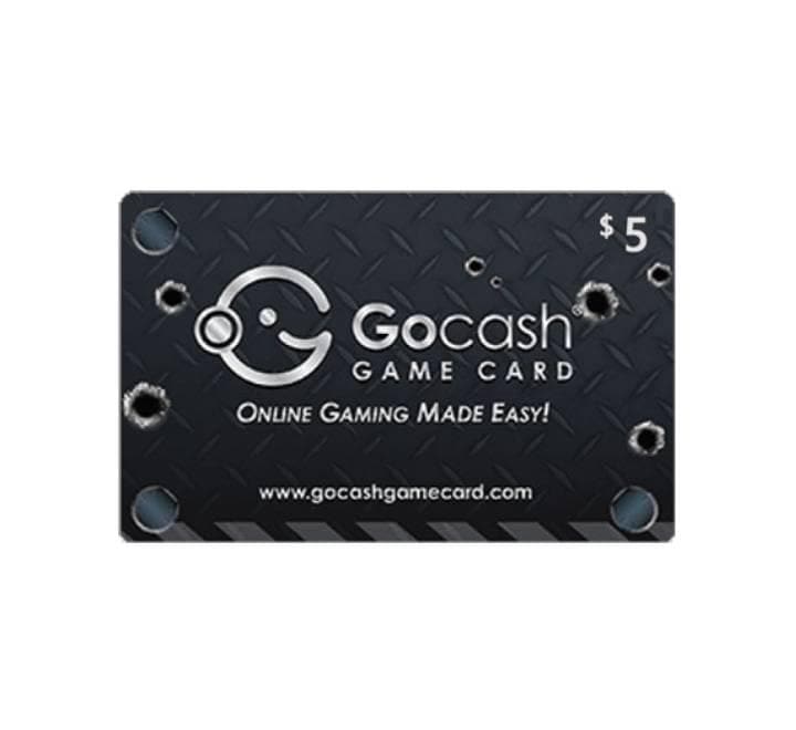 GoCash Game Card $5 USD, Gaming Gift Cards, GoCash - ICT.com.mm