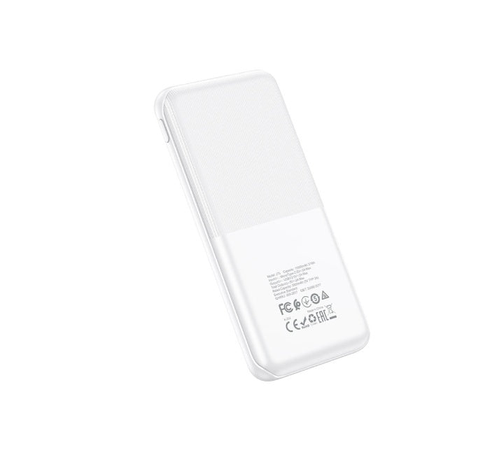 Hoco 10000mAh J75 Tresor Power Bank (White), Power Banks, Hoco - ICT.com.mm