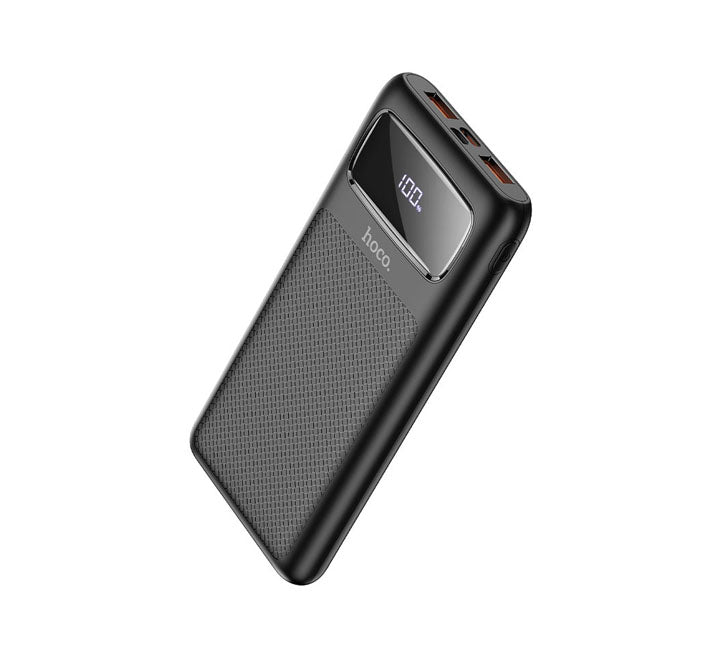 Hoco 10000mAh J81 Fast Way Mobile Power Bank (Black) - ICT.com.mm