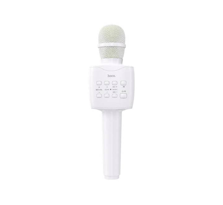 Hoco BK5 Cantando Karaoke Microphone (White)-29, KTV Microphones, Hoco - ICT.com.mm