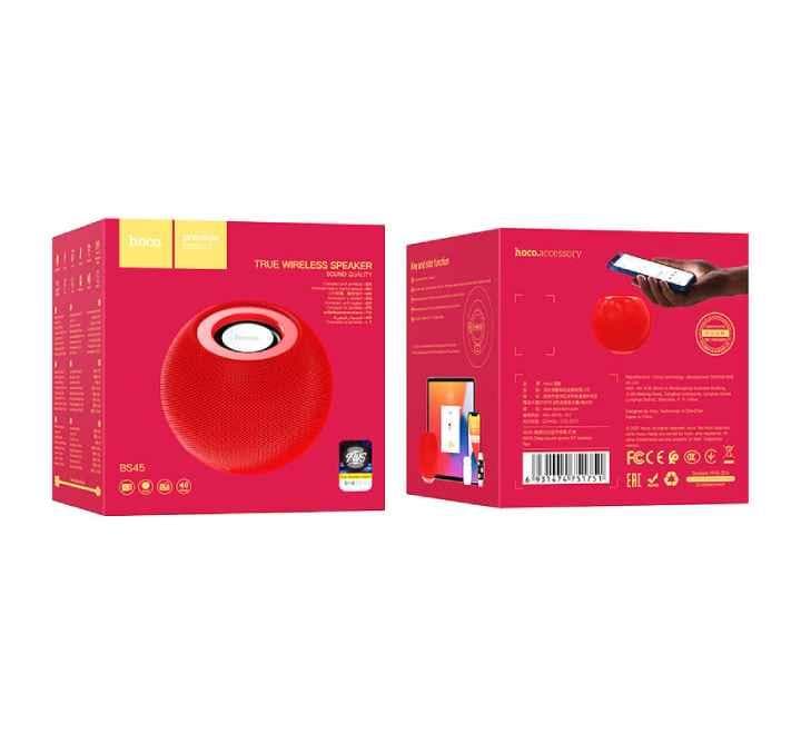 Hoco BS45 Deep Sound Sports Portable Loudspeaker (Red) - ICT.com.mm