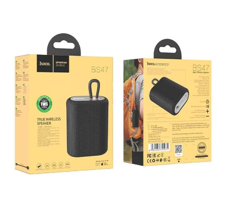 Hoco BS47 Uno Wireless Portable Loudspeaker (Black), Portable Speakers, Hoco - ICT.com.mm