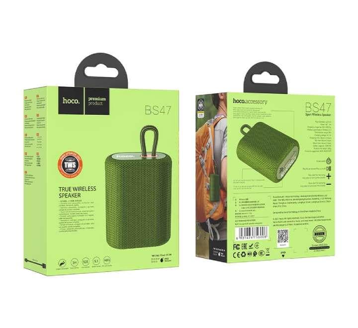 Hoco BS47 Uno Wireless Portable Loudspeaker (Green), Portable Speakers, Hoco - ICT.com.mm