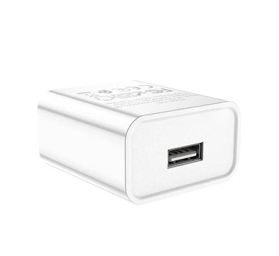 Hoco C81 Asombroso Plug Set With Lightning Cable (White) - ICT.com.mm