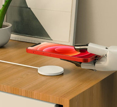 Hoco CW28 Original Series Magnetic Wireless Fast Charger (White)-29, Wireless Charger, Hoco - ICT.com.mm