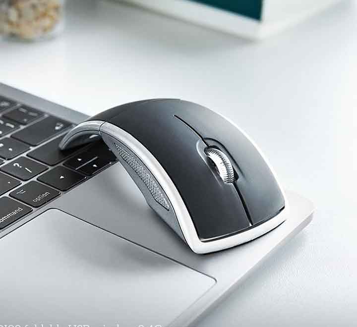 Hoco DI03 foldable USB Wireless 2.4G Mouse (Black)-29 - ICT.com.mm